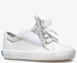Big Kid's Kickstart Jr. Leather Sneaker<Keds Best